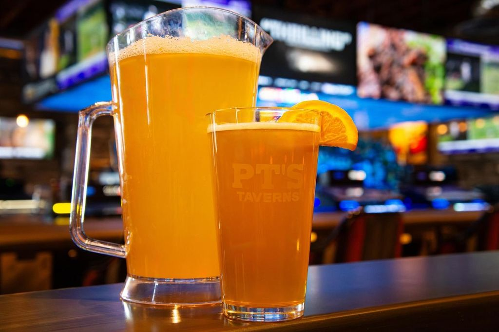 Pitcher and glass of beer