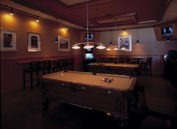 PT's Gold Sunset & Paradise interior pool tables