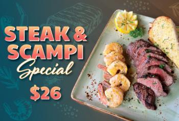 STEAK & SCAMPI SPECIAL