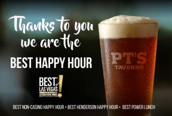 THANK YOU FOR VOTING US BEST HAPPY HOUR
